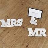 FRED´S LIFE – Mr & Mrs Holzbuchstaben und Deko-Fotohalter – Hochzeit, Hochzeitsdekoration, Dekoration, Geschenk, Jahrestag, Wohnung, Hochzeitsgeschenk, Hochzeitsdekoration - 6