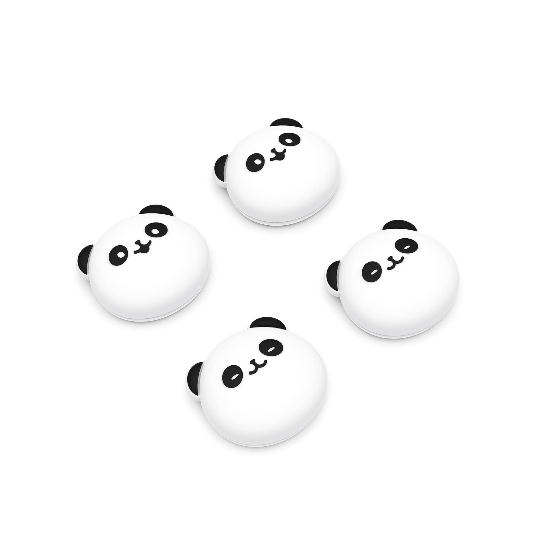 playvital Chubby Panda Cute Thumb Grip Caps for PS5/4 Controller, Silicone Analog Stick Caps Cover for Xbox Series X/S, Thumbstick Caps for Switch Pro Controller - 1