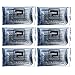 Cool Question Individually Wrapped Deodorant Face & Body Wet Wipes - for Sports, Festivals, Camping, Cycling & Travel (Pack of 6)