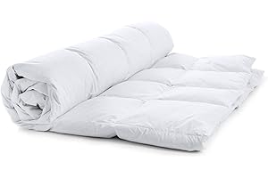 Amazinggirl Piumino estivo piumino 220 x 240 cm - trapunte coperta per dormire piumino trapuntato caldo piumino bianco realizzato in microfibra