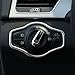 Produktbild Car Interior Headlight Switch Decoration | Stainless steel | Fits Audi A4 B8/S4/RS4/A5/S5/RS5 Q5/SQ5 8R