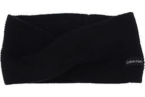 CALVIN KLEIN JEANS Calvin Klein Fascia Donna Essential Knit Twisted Invernale, Nero (Ck Black), Taglia Unica