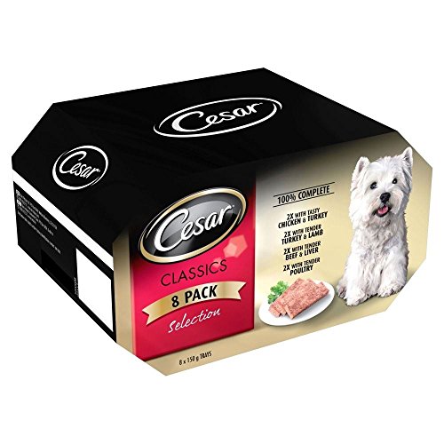 Preisvergleich Produktbild Cesar Tray Langsam gekocht Classics Selection (8x150g) - Packung mit 2