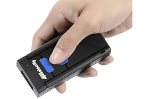 Alacrity 1D Laser Bluetooth Barcode Scanner,3in1 Bluetooth 2.4G Wireless USB Wired Portable Mini Handheld Bar Code Reader,with Vibration Function,for Windows,Android,iOS,Mac