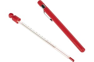 ALCOFERMBREW Termometr żółty – Homebrew termometry do piwa do wina, Ferometr domowy napar drożdży piwa