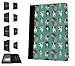 Produktbild 002658 - Collage Playful Dogs Puppy Design Amazon Kindle Voyage 6" (2014-2015 Models) TPU Leder Brieftasche Hülle Flip Cover Book Wallet Stand halter Case
