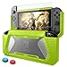 Produktbild Lovearn Für Nintendo Switch Schutzhülle,TPU PC Hard Cover Protector Hülle mit gehärtetem Glas-Displayschutz Anti-Scratch- und Shock Absorption-Design für Nintendo Switch (Grün)
