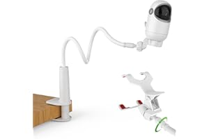 TakTark Babyphone Halterung/Baby Kamera Halterung – Universelle Babyphone Halterung, kompatibel mit Babyphones mit 1/4"-Schraube und Baby-Kameras mit separatem Sockel oder Ständer