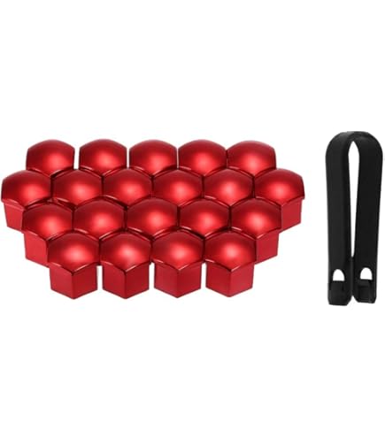 Bouchons écrous 17mm Argent 20 Cache-Écrous Roue Universels 17mm Argent - Protection Anti-corrosion Pour Jantes Voiture Cache Ecrou 19mm