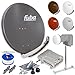Produktbild Fuba DAA 850 HD Sat Anlage - 8 Teilnehmer (FMQ 508) - Sat Anlage bestehend aus Fuba DAA 850 in Ihrer Wunschfarbe + Fuba DEK 406 Quattro LNB + Fuba FMQ 508 + Dachsparrenhalter Ihrer Wahl + DMZ 540 Montageset für Dachsparrenhalter + 100m GKA 740 + 16 x OVZ
