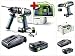 Produktbild Jetzt mit GRATIS AKKU: Festool PDC 18/4 Li Akku Schlagbohrschrauber QUADRIVE im Systainer (574701) + 1 x BP 18 Li 3,1Ah Akkupack + TCL 6 Li-Ion Schnell Ladegerät