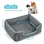 Pecute-Cuccia-Sfoderabile-Cani-Gatti-Adatta-per-Estate-e-Autunno-Cuscino-Rettangolare-in-Tessuto-Oxford-Impermeabile-Lavabile-in-Lavatrice