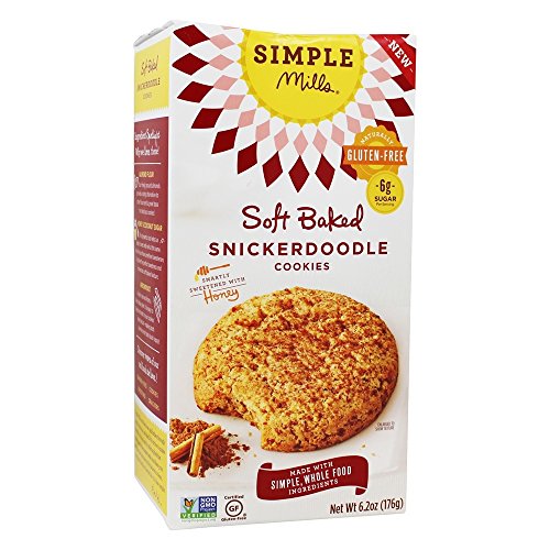 Simple Mills Naturally Gluten Free Soft Baked Cookies Snickerdoodle - 6.2 oz.