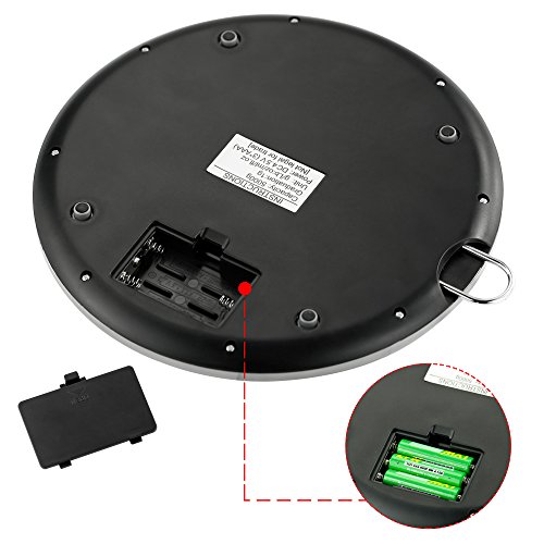 Digitale Küchenwaage, GIMARS Digitalwaage Haushaltswaage mit Haken zum Aufhängung Hohe Präzision auf bis zu 1g ( 5kg Maximalgewicht ) - 5