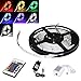 Produktbild VINGO 2m LED Streifen RGB LED Strip Streifen Bunt Streifen Band Lichtband Nicht Wasserdicht mit Fernbedienung inkl. 12V Netzteil Hochzeit Esszimmer Lichtband Lichtstreifen