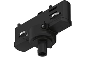 Paulmann 91387 Sistema ProRail3 Adaptador de péndulo Universal máx. 1.150W 230V Negro Riel de Techo de Metal y plástico