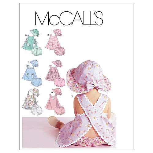 McCall's 6303 - Patrón de Costura para Confeccionar Ropa de bebé (Varios Modelos)