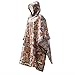 Produktbild GBR 3 in 1 Regenmantel Outdoor Reise Regen Poncho Rucksack Regen Abdeckung Wasserdicht Zelt Markise Klettern Camping Wandern