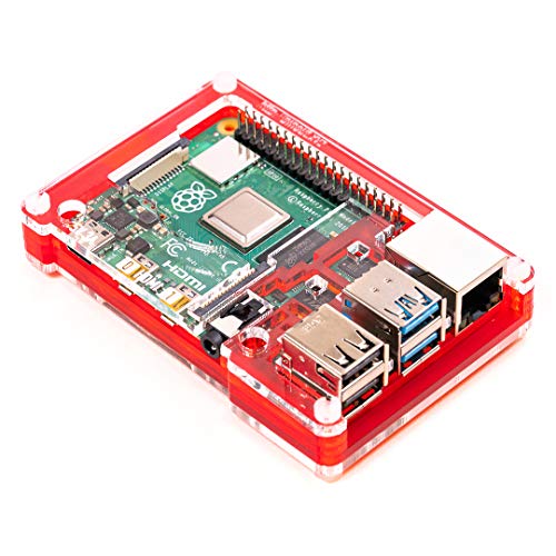 Pibow Coupé 4 (Raspberry Pi 4 Uniquement) Red