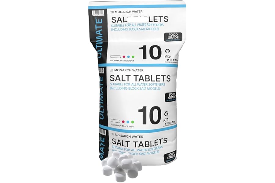 Monarch Water Ultimate 10kg Water Softener Salt Tablets - BS EN973 Class A Approved
