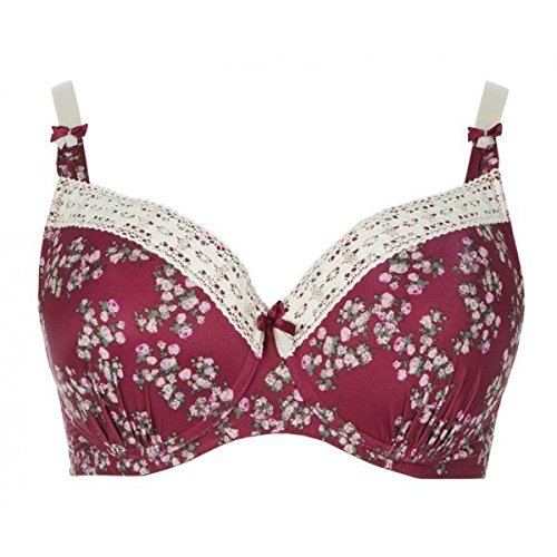Panache P1921 Soft Cup No Wires Maternity Pregnancy Bra Pink Print Pink 40E
