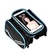 Produktbild milkiray Fahrrad Rahmen Tasche, Bike vorne Top Tube Touchscreen Sattel Tasche Mountain Road Fahrrad Pack Doppel Tasche Halterung Handy Taschen für oder Handy unter 15,2 cm