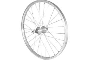 Rovva - Roue Arrièr Bmx/Vtt 20 Pouces De Fabrication Française (Etrto : 406X37) - 36 Rayons - Axe Moyeu 10Mm - 6 Vitesses - Argenté