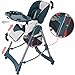 Infantastic Baby Feeding Highchair Height Adjustable Children's Dining High Chair Nursery Furniture (Lons Blue)
