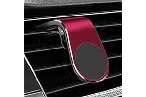 AOWIFT Porta telefono magnetico per auto, per Alfa Romeo, modelli: Giulia, Giulietta, 159, 156, MITO, Stelvio, 147 sportiva, 1 pezzo, colore: rosso.
