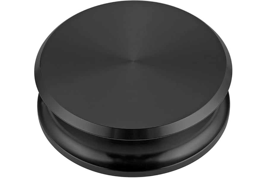 Neoteck Record Weight Stabilizer with Bubble Level 11oz Premium Aluminum Vinyl Record Stabilizer-Low Profile to Fits Under Dust Cover of Turntable Vinyl Disc LP Record Player for Vibration Balanced