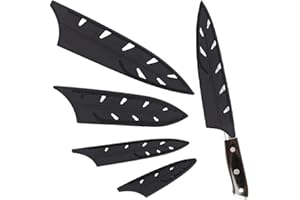 AOMIGT Protectores de Borde de Cuchillo, Funda Protectora para Cuchilla, 4Pcs Protectores de Plástico para Cuchillos de Cocina, Cubierta Protectora de Cuchillo de Cocina, Adecuado para Diferentes Cuchillos