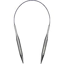 YXHZVON Rondbreinaalden Set 40cm, 9 Stuks Roestvrijstalen Breinaalden Rondbreinaalden met Stalen Kabel, Sjaals, Truien (2,5mm/3,5mm/4,5mm/5,5mm/6mm/7mm/8mm/9mm/10mm