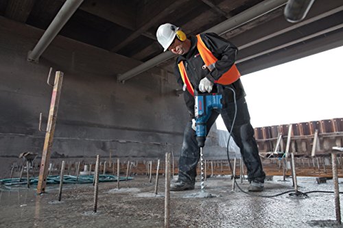 Bosch Professional GBH 8-45 D, 1.500 W Nennaufnahmeleistung, 12,5 J Schlagenergie, 12 – 45 mm Bohr-Ø in Beton mit Hammerbohrern, Koffer, Zusatzhandgriff - 3