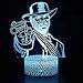 Produktbild 3d Spiel Licht Red Dead Redemption Night Light Baby 3D Mood Lamp RGB Changeable Lighting Base Acrylic Crafts for Birthday Holiday Christmas Party Decoration (Crack Huaman)
