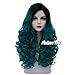 14 Colors Mixed Colors 60cm Lolita Cosplay Heat Resistant Women Curly Wig+ Cap