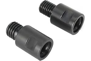 IUSOT 2 adattatori filettati da M14 a M10, adattatori per smerigliatrice angolare, adattatore filettato Treki M10 M8, convertitore in acciaio inox per utensili elettrici