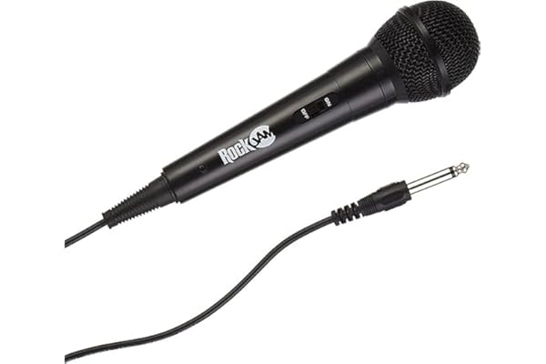 Microphone de karaoké RockJam avec câble de 3 mètres