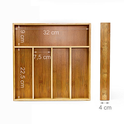 Relaxdays-Besteckkasten-mit-5-Fchern-HxBxT-ca-4-x-34-x-335-cm-Besteckeinsatz-aus-Bambus-als-Schubladenorganizer-und-Besteckeinlage-groer-Schubladenkasten-aus-Holz-pflegeleichte-Besteckbox-natur