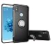 Produktbild LAGUI Hülle Geeignet für Xiaomi Mi 8, Schutzhülle mit 360 ° Verdrehbare Ring und Metallplatte, Rugged TPU/PC Dual Layer Hybrid Handyhülle, Magnetischen Autohalterungen Spezielle Handy Fall. Schwarz