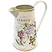 Produktbild Shabby Chic Metal Jug Hydrangeas Pink Lilac French Style "Botanique" 22cm