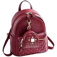 SBS Bags® Women’s Girls Fashion PU Leather Mini Casual Backpack Bags For School, College, Tuition, office With Small…