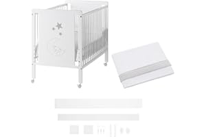 COOL · DREAMS - Cuna colecho Indi 120x60 + Kit colecho + Bajera y Encimera