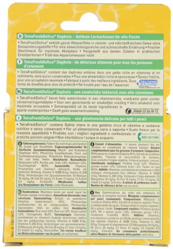 Tetra FreshDelica Daphnien Fischfutter (Naturfutter mit Wasserflöhen), 16 Einzelbeutel (48 g) - 4