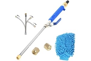 Bekasa Bacchetta idropulitrice ad alta pressione, ugello per tubo dell'acqua a getto idro, strumento per la pulizia dello spruzzatore di irrigazione, lancia per grondaie, vetri finestrini dell'auto