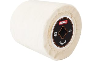 Aidelife Baumwollbürste für Renovator für Marmor,Lackierte und Unlackierte Metalle,Sowie Lackiertes Holz Ø120x100