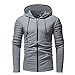 Produktbild MEIbax Männer Jacke Herbst Casual Reißverschluss Mantel Slim Fit Pullover Outwear Hoodies Kapuzenpullover Sweatshirts Sweatjacke Sportswear für Herren