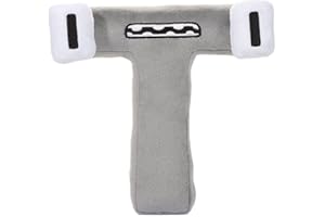 HODOFICE Alphabet Lore Peluche Bebe Lettres Jouet Plush Mignon Peluches Jeu Doll Happy Smile Cute Action Figurine Plushie Multicolore Figure Friendly Fans de Jeux Educatifs 1 2 3 4 Ans Cadeau pour Enfants (T)