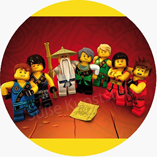 Preisvergleich Produktbild Tortenaufleger Ninjago4 Rund Ø 20 cm