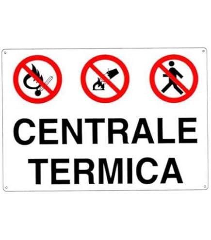 Cartello Segnaletico UNI Per Valvola Gas - Adesivo 30x12 Cm, Rosso, Resistentee - Foto 11