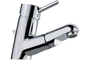 Grünblatt Niederdruck Waschtischarmatur mit Exzentergarnitur (2 Haarbrause)